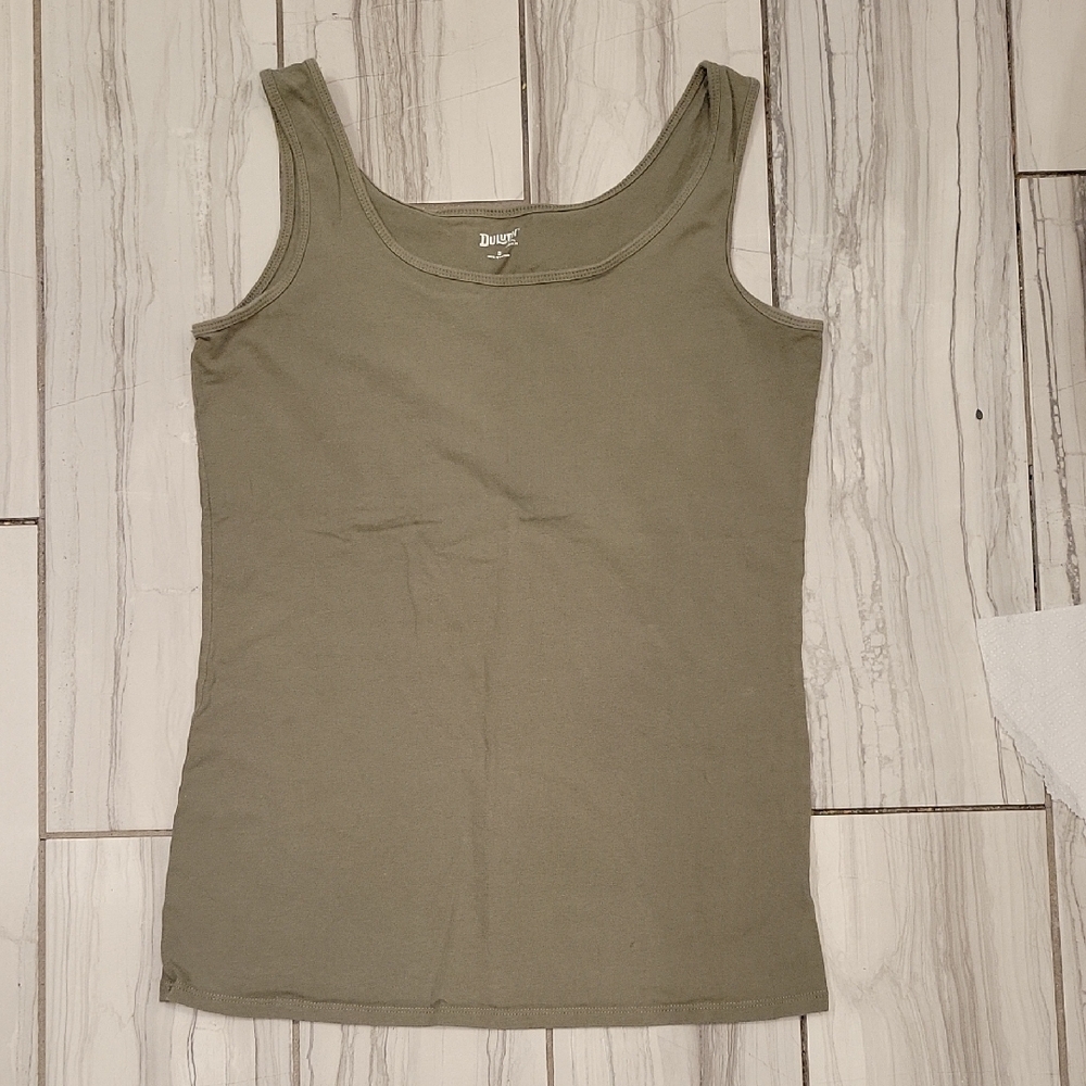Duluth Trading Co Olive Tank Top